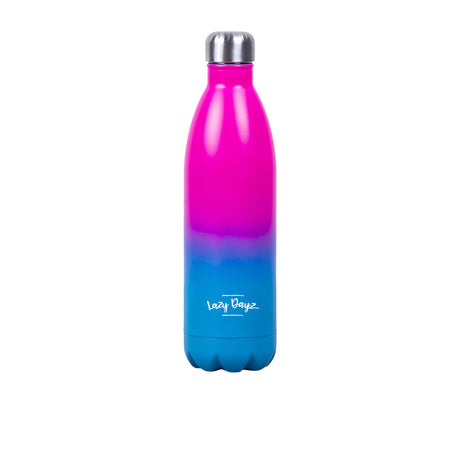 Lazy Dayz Jumbo Drink Bottle 1L Pink Blue Ombre - Image 01