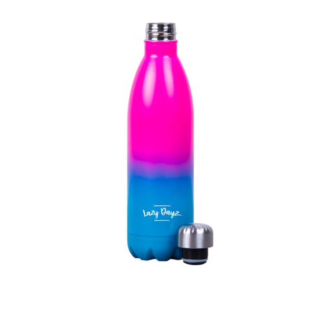 Lazy Dayz Jumbo Drink Bottle 1L Pink Blue Ombre - Image 02