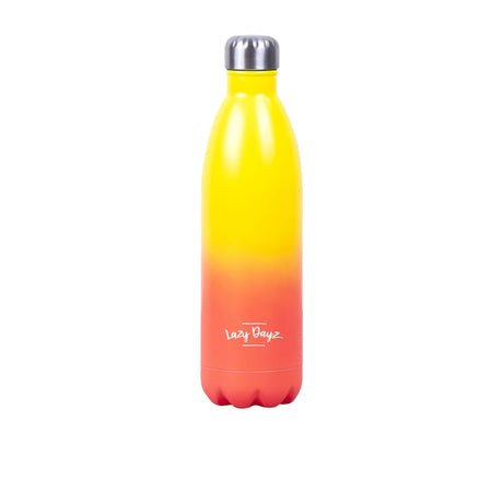 Lazy Dayz Jumbo Drink Bottle 1L Yellow Peach Ombre - Image 01