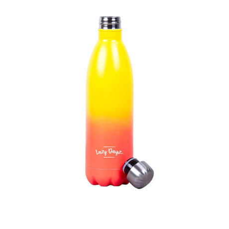 Lazy Dayz Jumbo Drink Bottle 1L Yellow Peach Ombre - Image 02