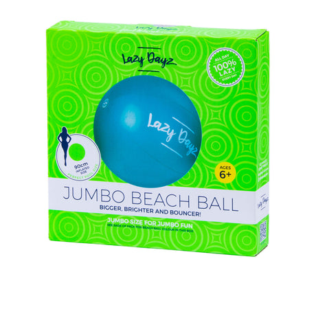 Lazy Dayz Jumbo Beach Ball Teal - Image 02