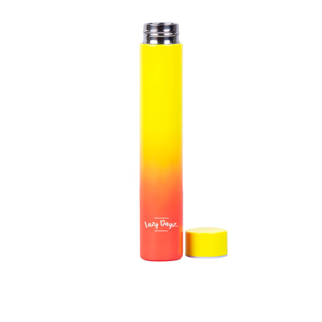 Lazy Dayz Slimline Drink Bottle 300ml Yellow Peach Ombre - Image 02