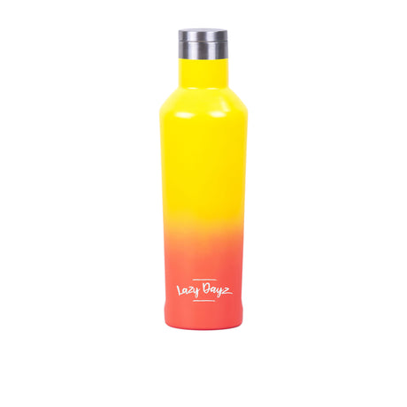 Lazy Dayz Spartan Drink Bottle 480ml Yellow Peach Ombre - Image 01