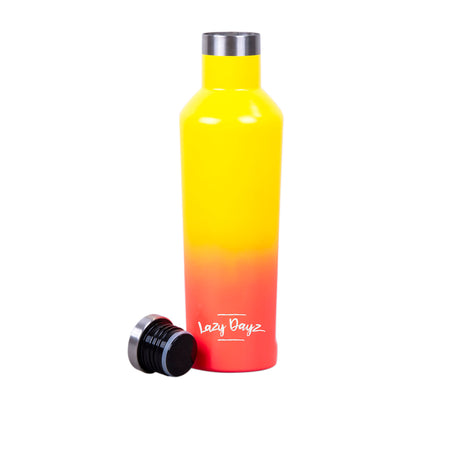 Lazy Dayz Spartan Drink Bottle 480ml Yellow Peach Ombre - Image 02