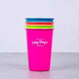 Lazy Dayz Picnic Cup 350ml Set of 4 Multicolour - Image 03