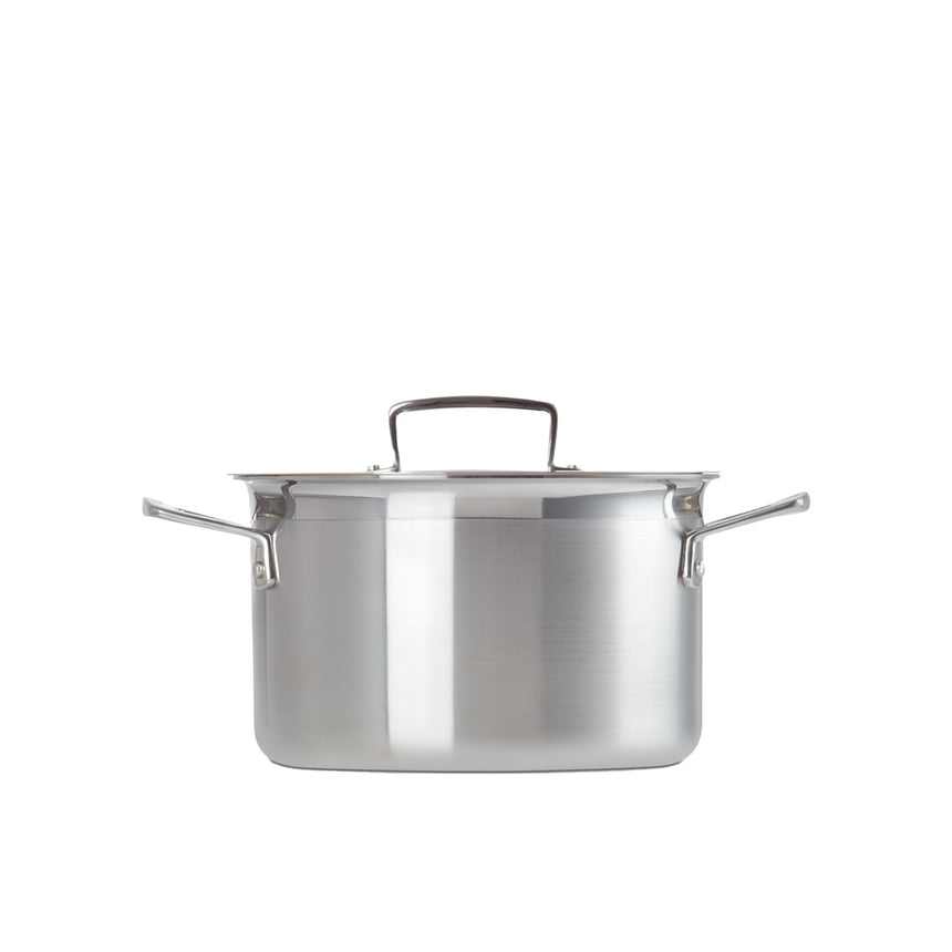 Le Creuset 3ply Stainless Steel Deep Casserole 20cm - Image 03