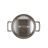 Le Creuset 3ply Stainless Steel Deep Casserole 20cm - Image 04