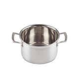 Le Creuset 3ply Stainless Steel Deep Casserole 20cm - Image 05