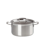 Le Creuset 3ply Stainless Steel Deep Casserole 24cm 6L - Image 01