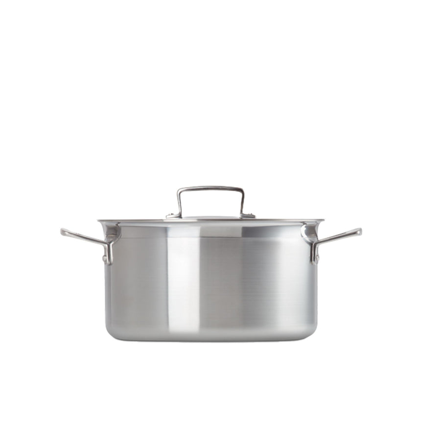 Le Creuset 3ply Stainless Steel Deep Casserole 24cm 6L - Image 03