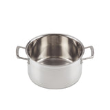 Le Creuset 3ply Stainless Steel Deep Casserole 24cm 6L - Image 05