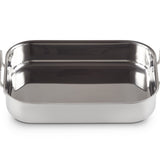 Le Creuset 3ply Stainless Steel Rectangular Roaster 35 x 25cm - Image 02