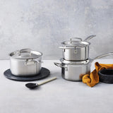 Le Creuset 3ply Stainless Steel Saucepan 16cm - Image 04