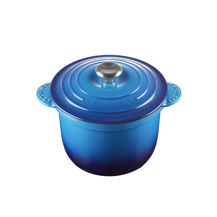 Le Creuset Signature Cast Iron Cocotte Every 20cm Azure in Blue - Image 02