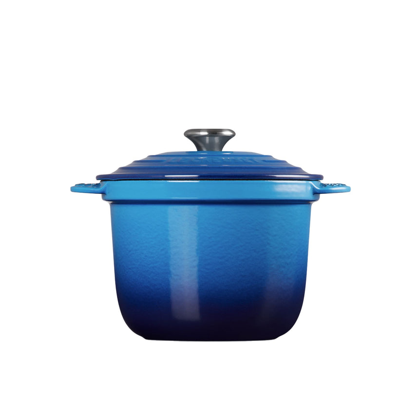 Le Creuset Signature Cast Iron Cocotte Every 20cm Azure in Blue - Image 03