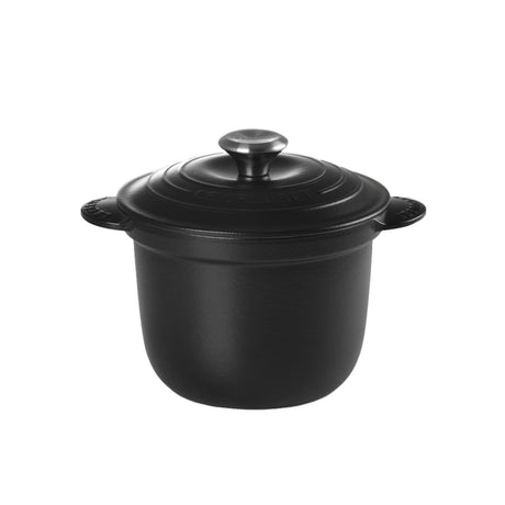 Le Creuset Cast Iron Cocotte Every 20cm Satin Black - Image 01