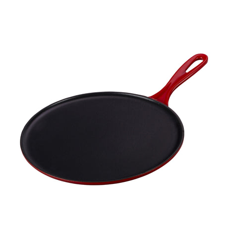 Le Creuset Signature Cast Iron Crepe Pan 27cm Cerise - Image 02