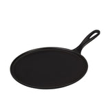 Le Creuset Signature Cast Iron Crepe Pan 27cm Satin in Black - Image 04