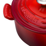 Le Creuset Signature Cast Iron Heart Shaped French Oven 20cm Cerise - Image 02