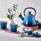 Le Creuset Kone Kettle 1.6 Litre Azure in Blue - Image 02