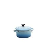 Le Creuset Stoneware Mini Round Casserole Coastal in Blue - Image 01