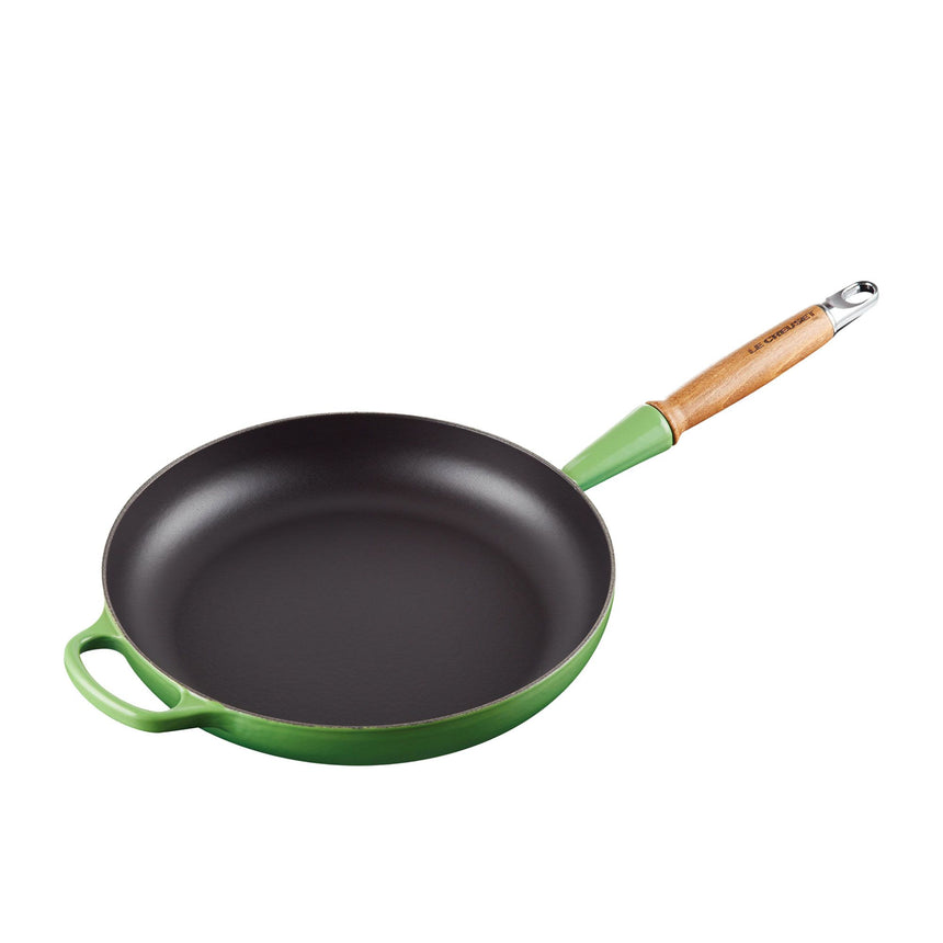 Le Creuset Signature Cast Iron Frypan 28cm Bamboo Green - Image 01