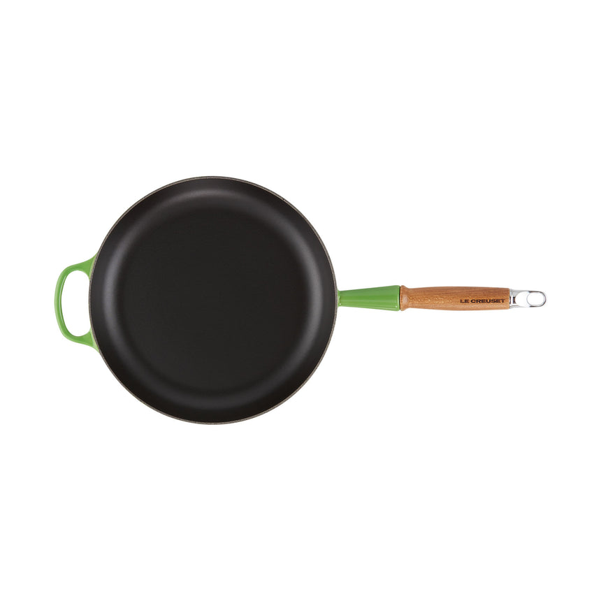 Le Creuset Signature Cast Iron Frypan 28cm Bamboo Green - Image 03