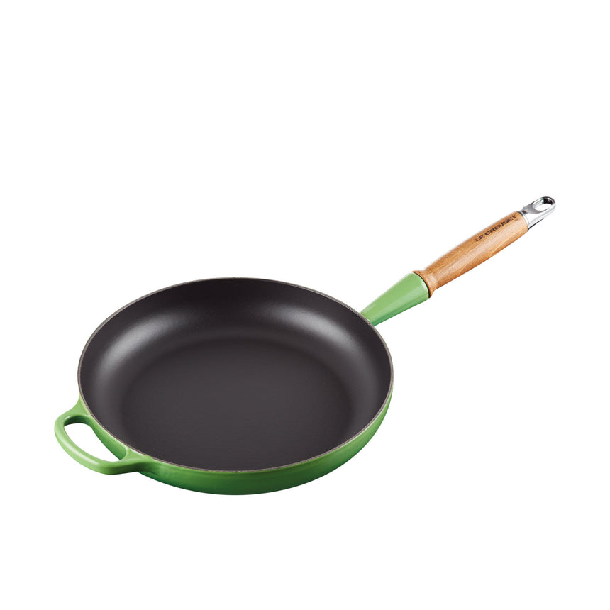 Le Creuset Signature Cast Iron Frypan 28cm Bamboo Green - Image 04