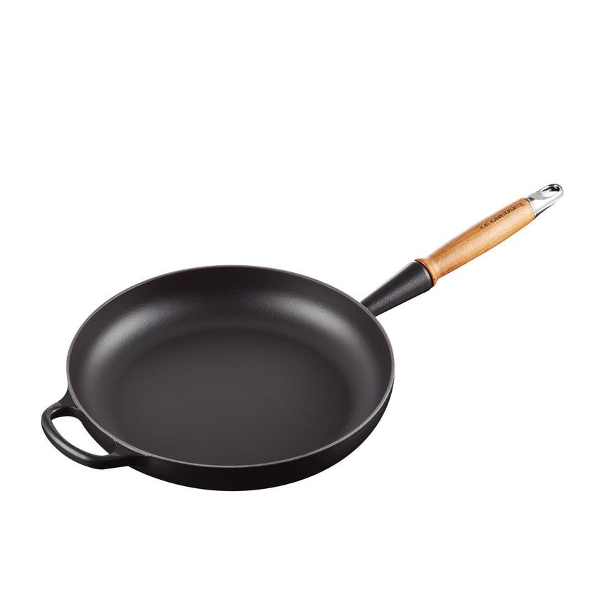 Le Creuset Signature Cast Iron 28cm Frypan Satin in Black - Image 01