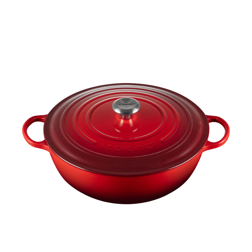 Le Creuset Signature Cast Iron Marmite 26cm Cerise - Image 01