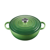 Le Creuset Signature Cast Iron Marmite 26cm Bamboo Green - Image 01