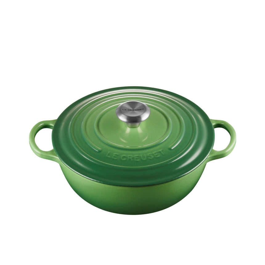 Le Creuset Signature Cast Iron Marmite 26cm Bamboo Green - Image 04