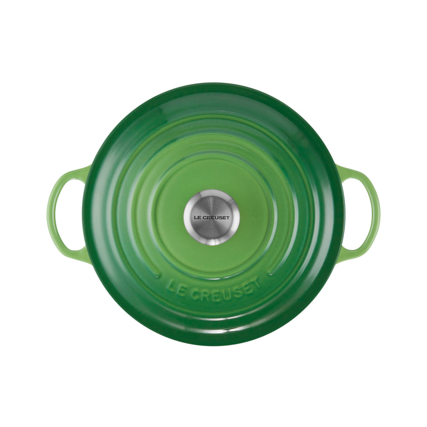 Le Creuset Signature Cast Iron Marmite 26cm Bamboo Green - Image 05