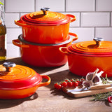 Le Creuset Signature Cast Iron Oval Casserole Volcanic 27cm - Image 03