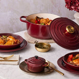 Le Creuset Signature Cast Iron Oval Casserole 29cm - 4.7 Litre Rhone with Gold Knob - Image 05