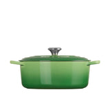 Le Creuset Signature Cast Iron Oval Casserole 29cm Bamboo Green - Image 05