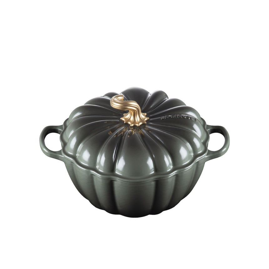 Le Creuset Signature Cast Iron Pumpkin Casserole 24cm - 3.7L Thyme - Image 01