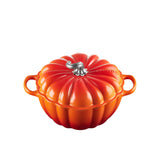 Le Creuset Signature Cast Iron Pumpkin Casserole 24cm - 3.7L Volcanic - Image 02