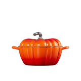 Le Creuset Signature Cast Iron Pumpkin Casserole 24cm - 3.7L Volcanic - Image 03