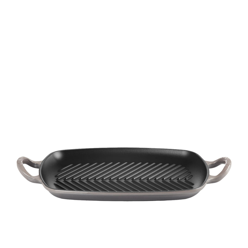Le Creuset Signature Cast Iron Retangular Grill 30x26cm Flint - Image 01