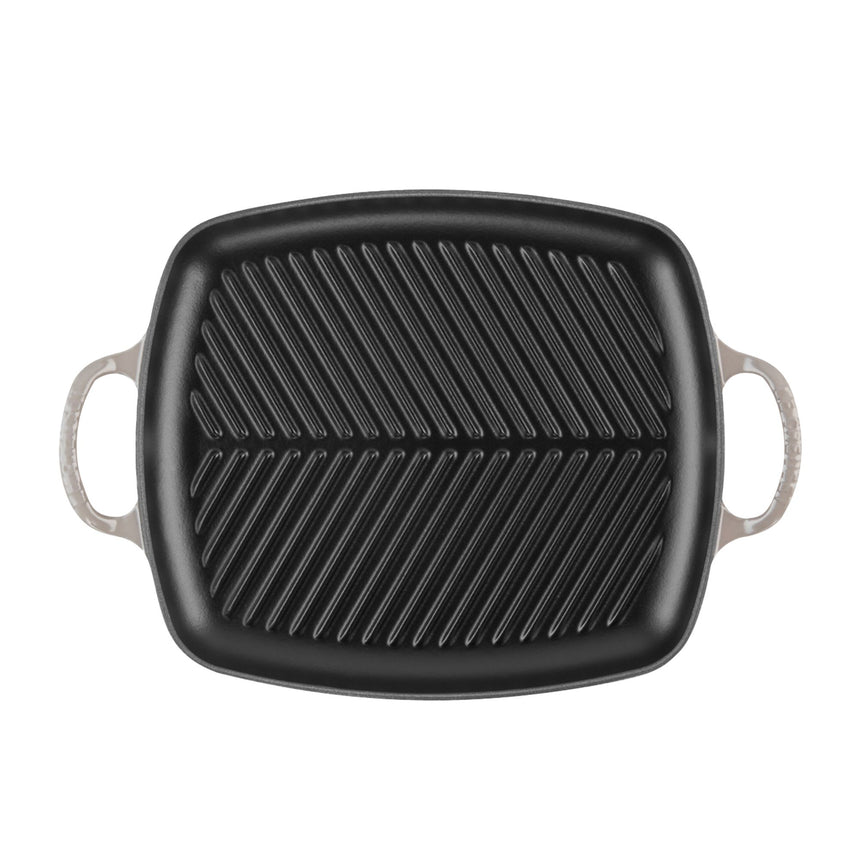 Le Creuset Signature Cast Iron Retangular Grill 30x26cm Flint - Image 04