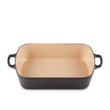 Le Creuset Signature Cast Iron Roaster 33cm Satin in Black - Image 01