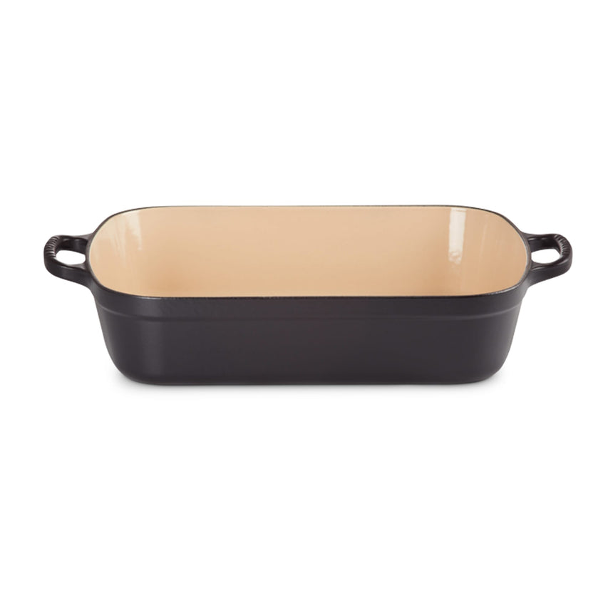 Le Creuset Signature Cast Iron Roaster 33cm Satin in Black - Image 04