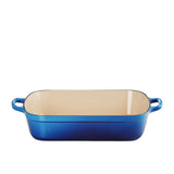 Le Creuset Signature Cast Iron Roaster 33cm Azure in Blue - Image 03