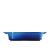 Le Creuset Signature Cast Iron Roaster 33cm Azure in Blue - Image 04