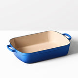 Le Creuset Signature Cast Iron Roaster 33cm Azure in Blue - Image 06