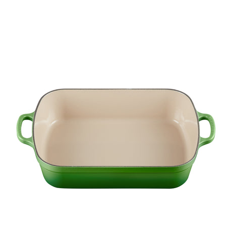 Le Creuset Signature Cast Iron Roaster 33cm Bamboo Green - Image 01