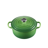 Le Creuset Signature Cast Iron Round Casserole 20cm Bamboo Green - Image 01