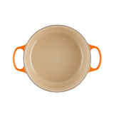 Le Creuset Signature Cast Iron Round Casserole 22cm - 3.3 Litre Volcanic - Image 05