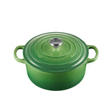 Le Creuset Signature Cast Iron Round Casserole 22cm Bamboo Green - Image 01